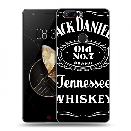 Дизайнерский пластиковый чехол для ZTE Nubia Z17 Jack Daniels