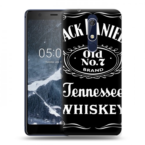 Дизайнерский пластиковый чехол для Nokia 5.1 Jack Daniels