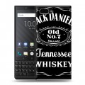 Дизайнерский пластиковый чехол для BlackBerry KEY2 Jack Daniels