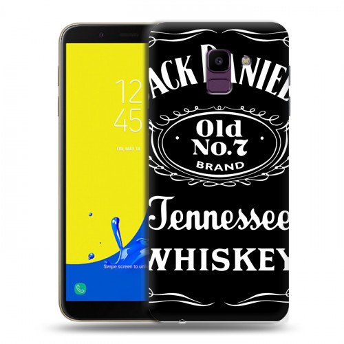 Дизайнерский пластиковый чехол для Samsung Galaxy J6 Jack Daniels