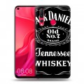 Дизайнерский пластиковый чехол для Huawei Nova 4 Jack Daniels