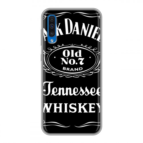 Дизайнерский силиконовый чехол для Samsung Galaxy A50 Jack Daniels