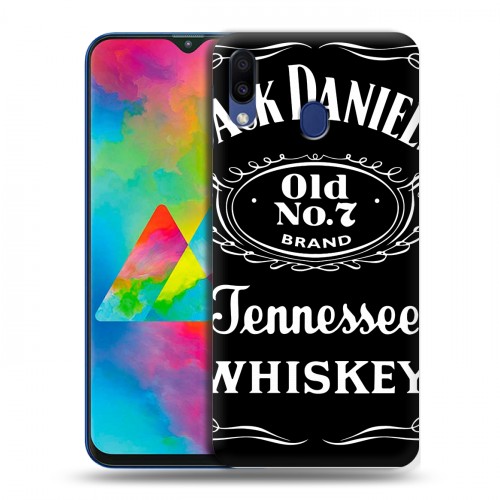 Дизайнерский пластиковый чехол для Samsung Galaxy M20 Jack Daniels