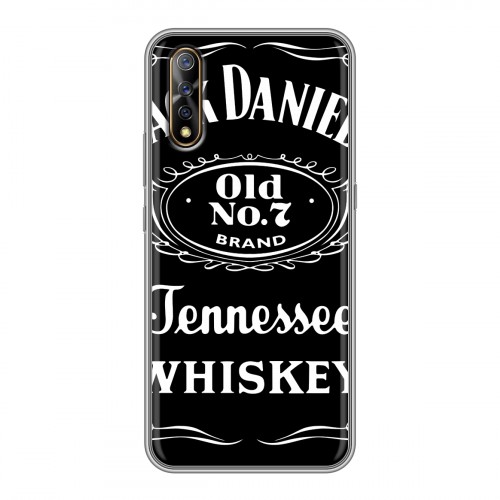 Дизайнерский силиконовый с усиленными углами чехол для Vivo V17 Neo Jack Daniels