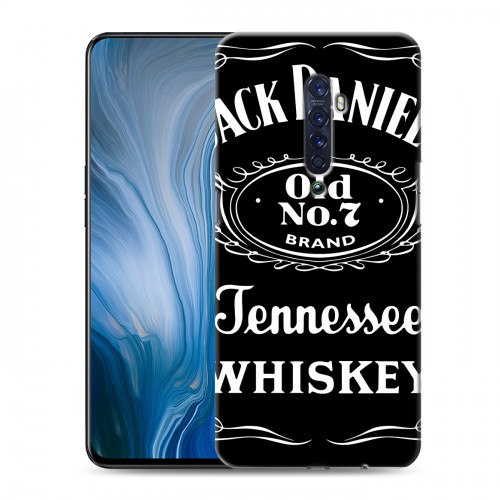 Дизайнерский пластиковый чехол для OPPO Reno2 Z Jack Daniels