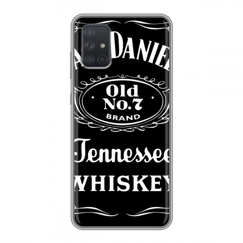 Дизайнерский силиконовый чехол для Samsung Galaxy A71 Jack Daniels