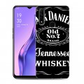 Дизайнерский силиконовый с усиленными углами чехол для OPPO A31 Jack Daniels