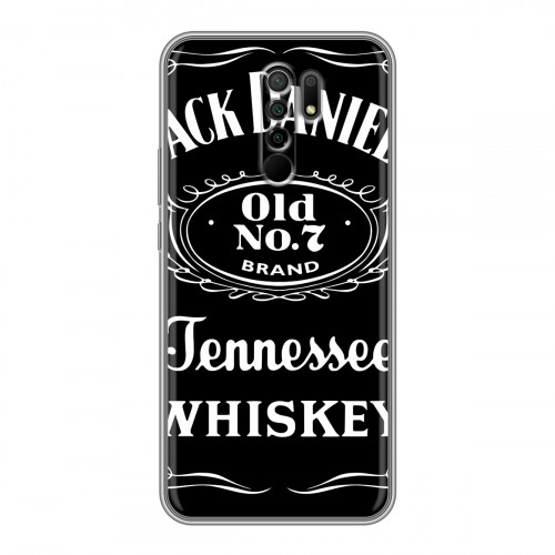 Дизайнерский силиконовый чехол для Xiaomi RedMi 9 Jack Daniels