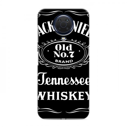 Дизайнерский пластиковый чехол для Nokia G20 Jack Daniels