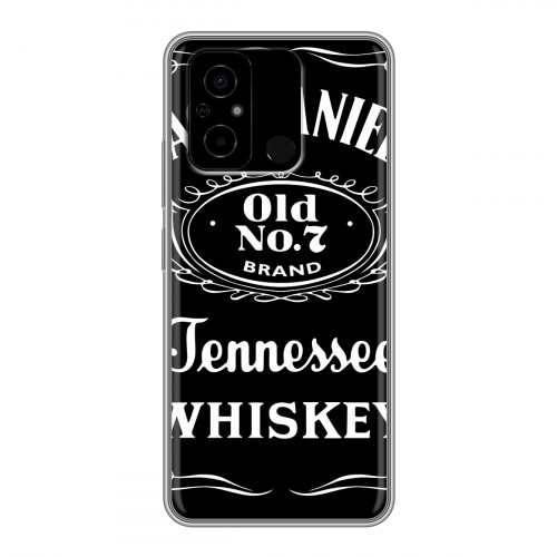 Дизайнерский силиконовый чехол для Xiaomi Poco C55 Jack Daniels