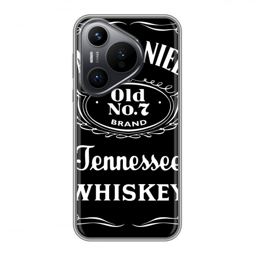 Дизайнерский силиконовый чехол для Huawei Pura 70 Jack Daniels