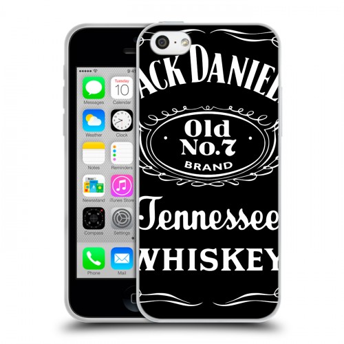 Дизайнерский пластиковый чехол для Iphone 5c Jack Daniels