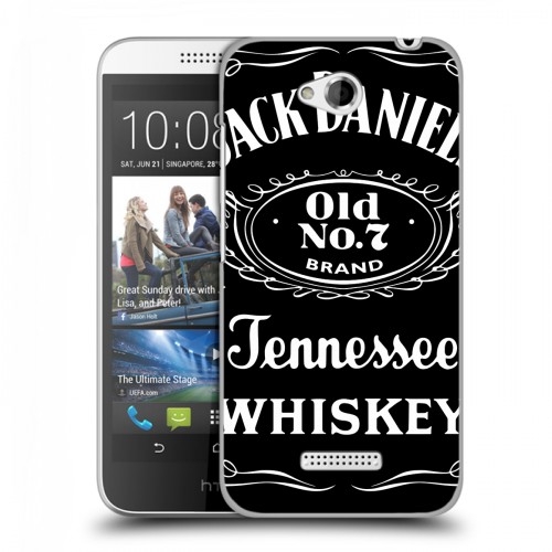 Дизайнерский пластиковый чехол для HTC Desire 616 Jack Daniels