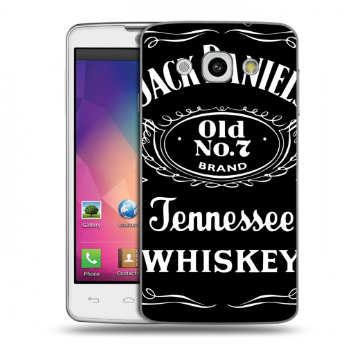 Дизайнерский пластиковый чехол для LG L60 Jack Daniels