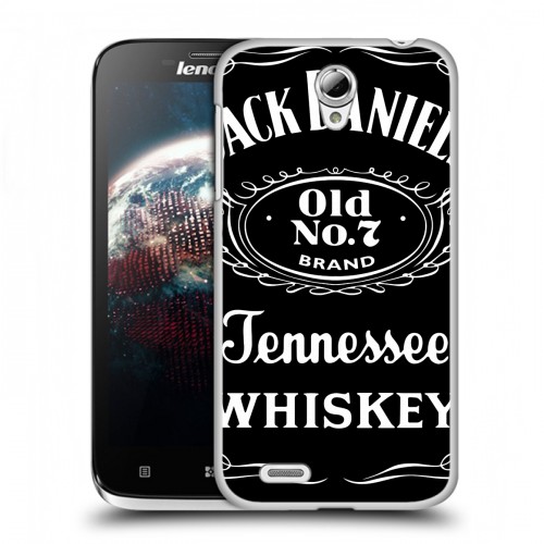 Дизайнерский пластиковый чехол для Lenovo A859 Ideaphone Jack Daniels