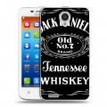 Дизайнерский пластиковый чехол для Lenovo S650 Ideaphone Jack Daniels