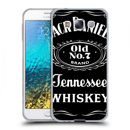 Дизайнерский пластиковый чехол для Samsung Galaxy E5 Jack Daniels