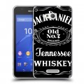 Дизайнерский пластиковый чехол для Sony Xperia E4g Jack Daniels