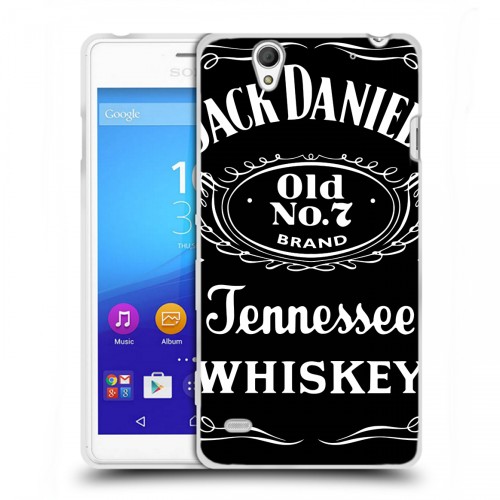 Дизайнерский пластиковый чехол для Sony Xperia C4 Jack Daniels