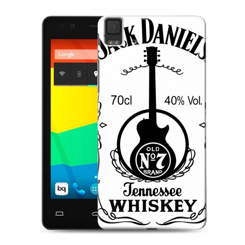 Дизайнерский силиконовый чехол для BQ Aquaris E4.5 Jack Daniels