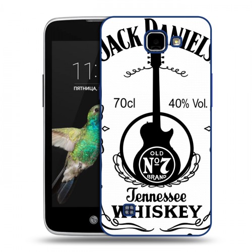 Дизайнерский пластиковый чехол для LG K4 Jack Daniels