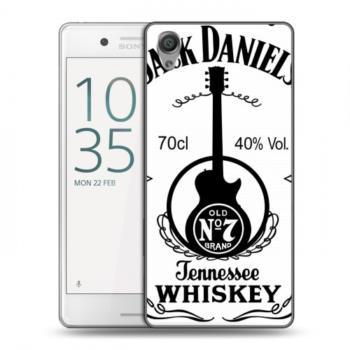 Дизайнерский пластиковый чехол для Sony Xperia X Performance Jack Daniels
