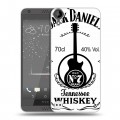 Дизайнерский пластиковый чехол для HTC Desire 530 Jack Daniels