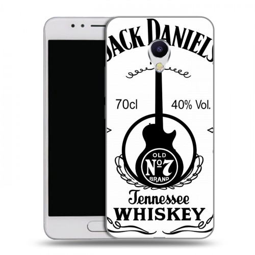 Дизайнерский силиконовый чехол для Meizu M5s Jack Daniels