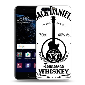 Дизайнерский силиконовый чехол для Huawei P10 Plus Jack Daniels (на заказ)