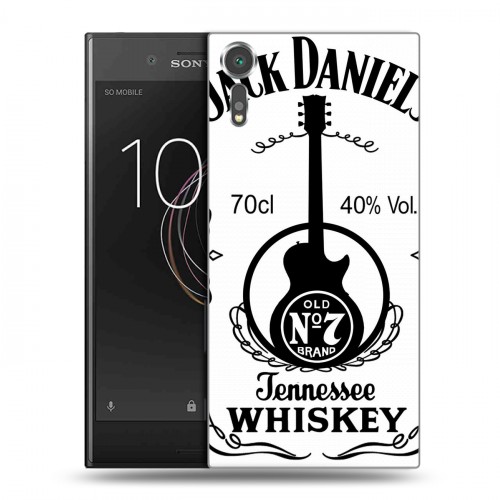 Дизайнерский пластиковый чехол для Sony Xperia XZs Jack Daniels