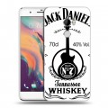 Дизайнерский пластиковый чехол для HTC One X10 Jack Daniels