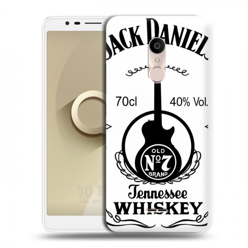 Дизайнерский силиконовый чехол для Alcatel 3C Jack Daniels