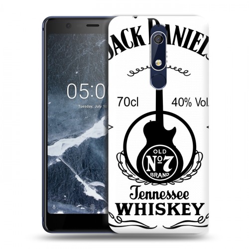 Дизайнерский пластиковый чехол для Nokia 5.1 Jack Daniels