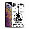 Дизайнерский силиконовый чехол для Iphone Xs Max Jack Daniels