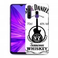 Дизайнерский силиконовый чехол для Realme 5 Jack Daniels