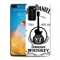 Дизайнерский пластиковый чехол для Huawei P40 Jack Daniels