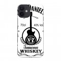 Дизайнерский силиконовый с усиленными углами чехол для Iphone 12 Mini Jack Daniels