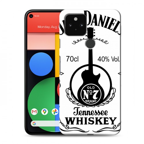 Дизайнерский пластиковый чехол для Google Pixel 5 Jack Daniels