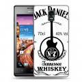 Дизайнерский пластиковый чехол для Huawei Ascend P1 Jack Daniels