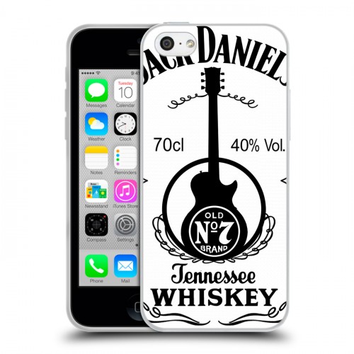 Дизайнерский пластиковый чехол для Iphone 5c Jack Daniels