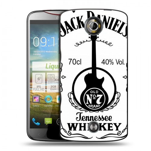 Дизайнерский пластиковый чехол для Acer Liquid S2 Jack Daniels