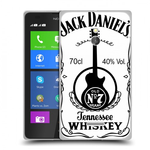 Дизайнерский силиконовый чехол для Nokia XL Jack Daniels