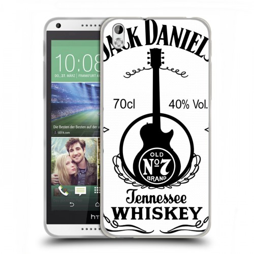 Дизайнерский пластиковый чехол для HTC Desire 816 Jack Daniels