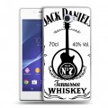 Дизайнерский пластиковый чехол для Sony Xperia M2 dual Jack Daniels