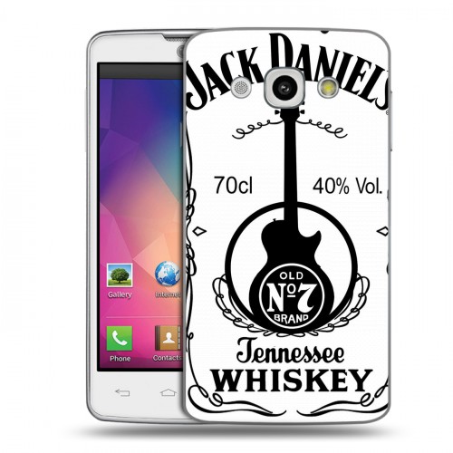 Дизайнерский пластиковый чехол для LG L60 Jack Daniels