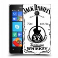 Дизайнерский пластиковый чехол для Microsoft Lumia 435 Jack Daniels