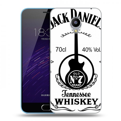 Дизайнерский пластиковый чехол для Meizu M1 Jack Daniels