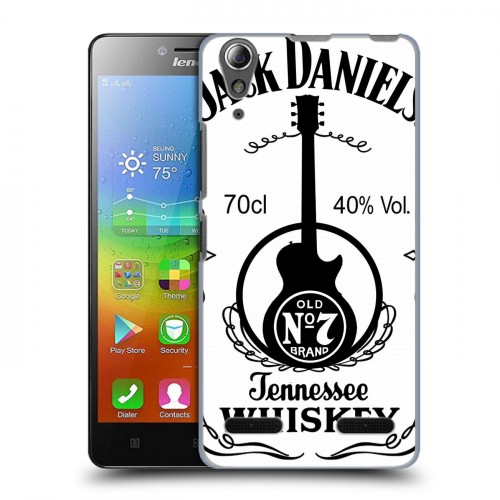 Дизайнерский пластиковый чехол для Lenovo A6000 Jack Daniels