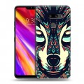 Дизайнерский пластиковый чехол для LG G8 ThinQ Животные ацтеков