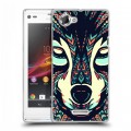 Дизайнерский пластиковый чехол для Sony Xperia L Животные ацтеков